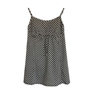 Swim Solutions‎ Womens Swim Dress Size 14 Black White Lined Modest Tummy Control